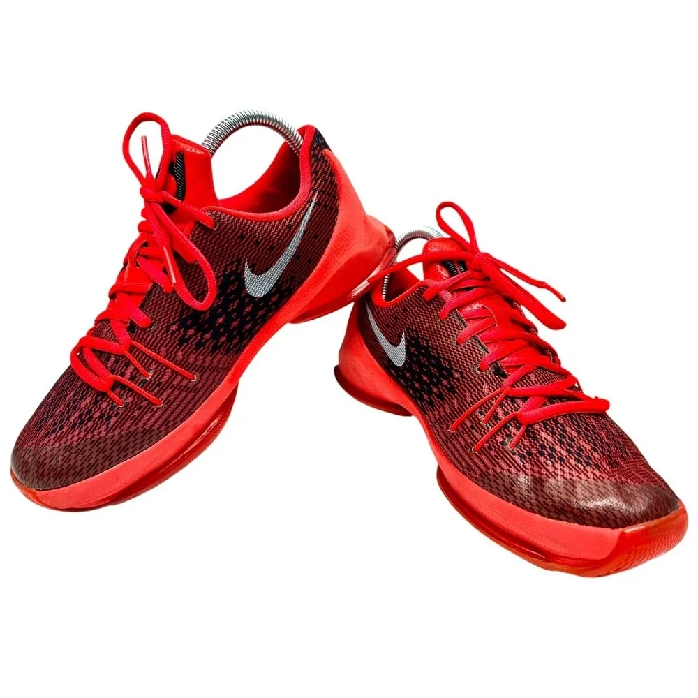 Nike KD Kevin Durant 8 (GS) Bright Crimson White / Size 5.5Y / 768867-610‎